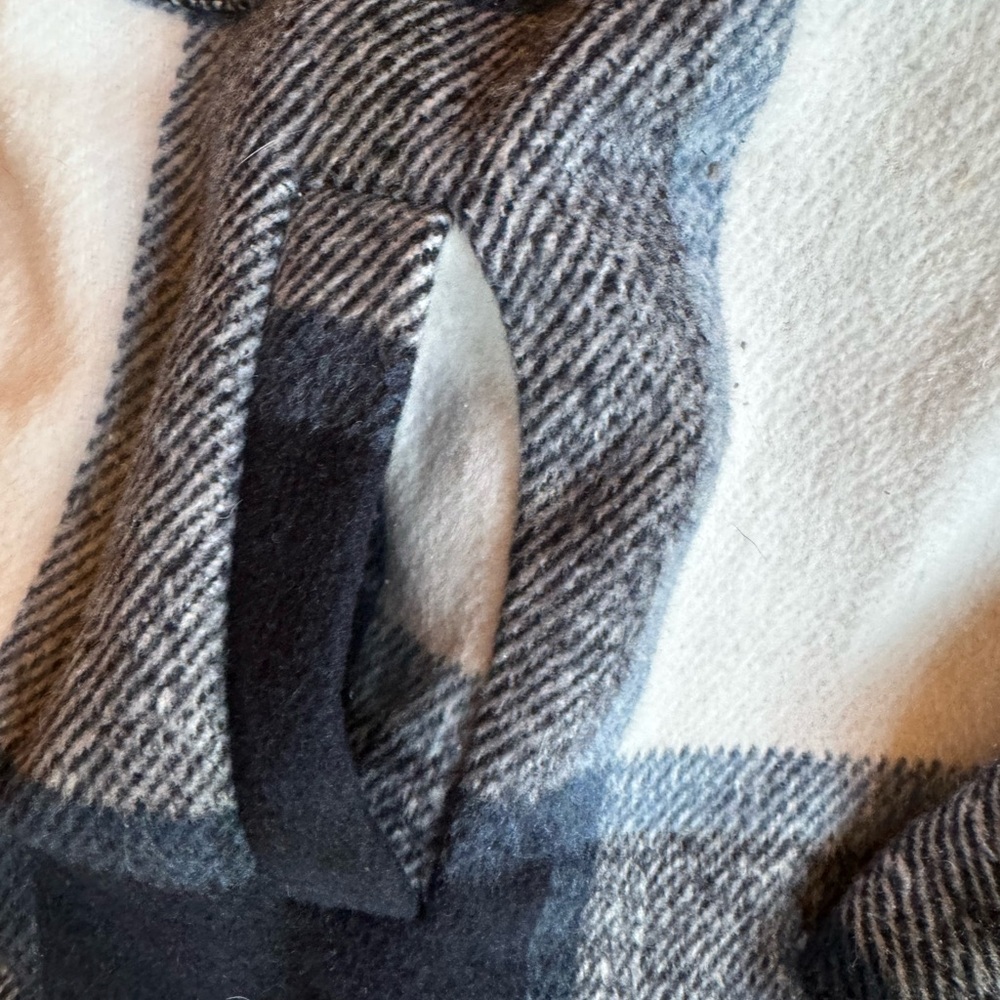 Navy plaid oversized Shacket 3XL by Davi & Dani - Picture 5 of 7